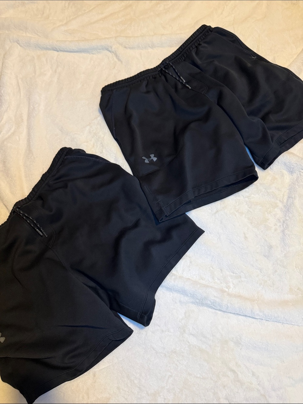 Under Armour Men's Black Training Shorts - 3-Pack Athletic Set